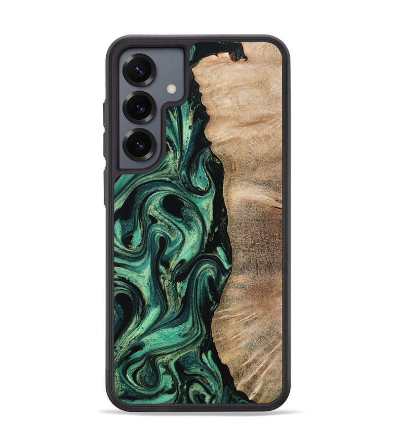 Galaxy S25 Plus Wood Phone Case - Ingrid (Green, 802077)