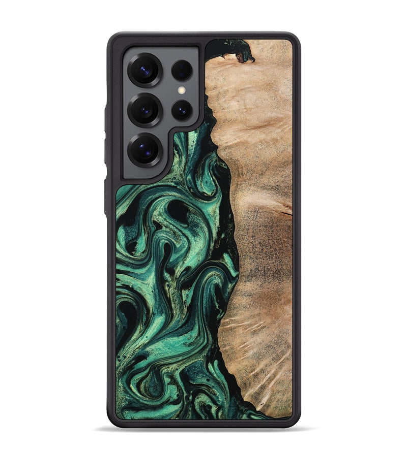 Galaxy S25 Ultra Wood Phone Case - Ingrid (Green, 802077)