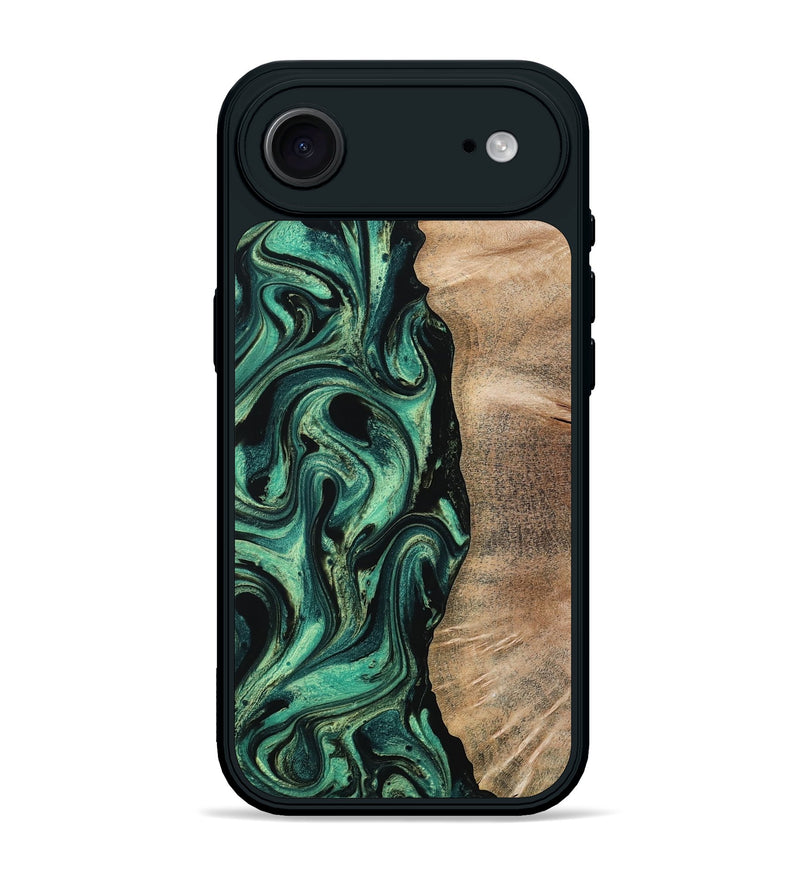 iPhone 17 Air Wood Phone Case - Ingrid (Green, 802077)