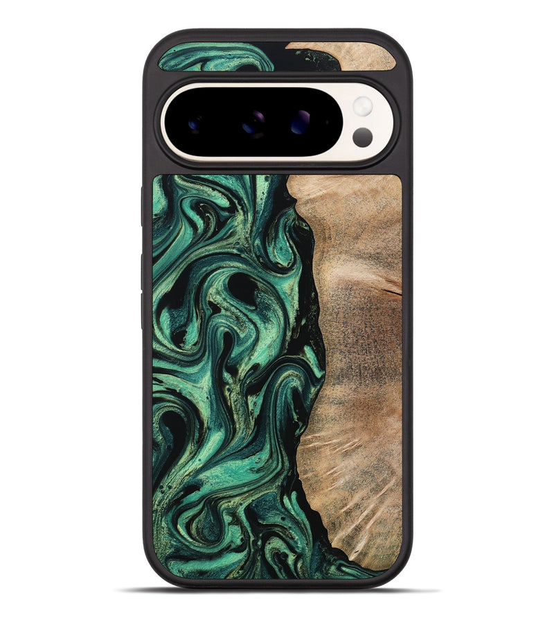 Pixel 10 Pro XL Wood Phone Case - Ingrid (Green, 802077)