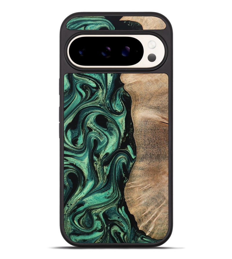 Pixel 9 Pro XL Wood Phone Case - Ingrid (Green, 802077)