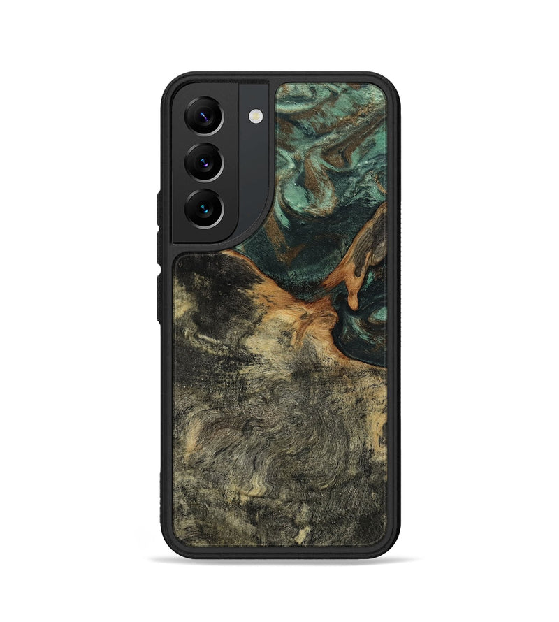 Galaxy S22 Wood Phone Case - Natalie (Green, 802078)