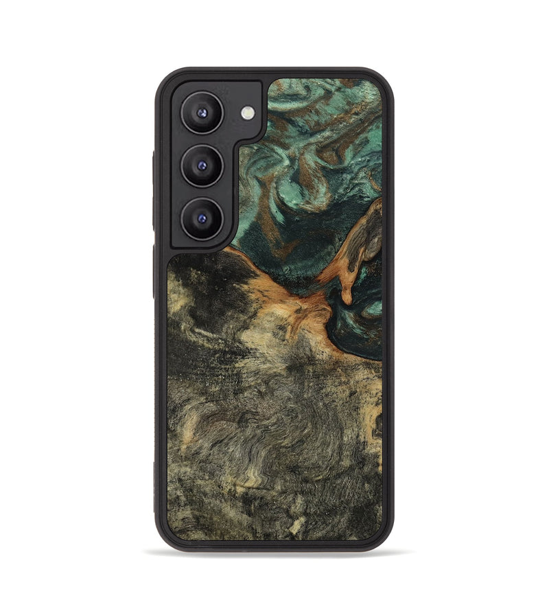 Galaxy S23 Wood Phone Case - Natalie (Green, 802078)
