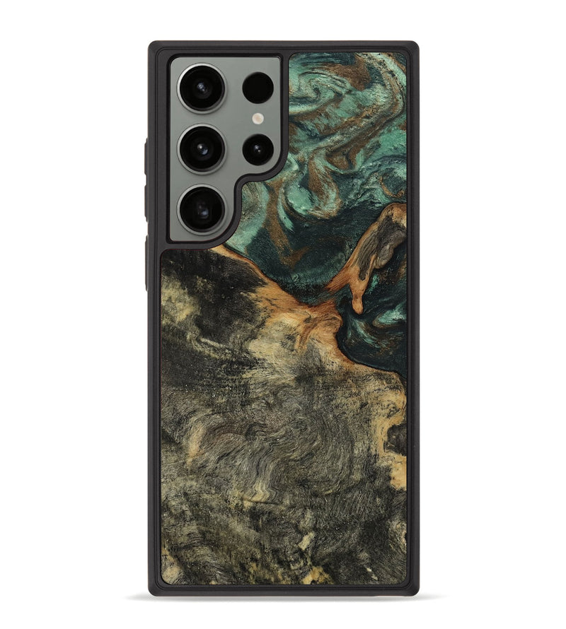 Galaxy S23 Ultra Wood Phone Case - Natalie (Green, 802078)