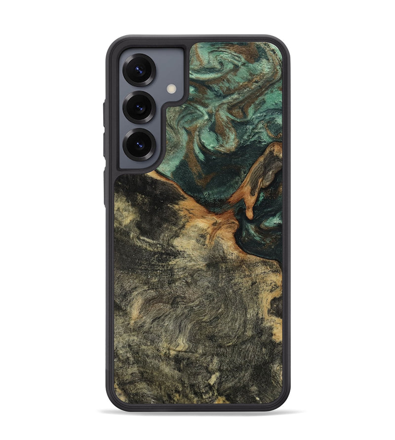 Galaxy S25 Plus Wood Phone Case - Natalie (Green, 802078)