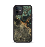 iPhone 12 Wood Phone Case - Natalie (Green, 802078)
