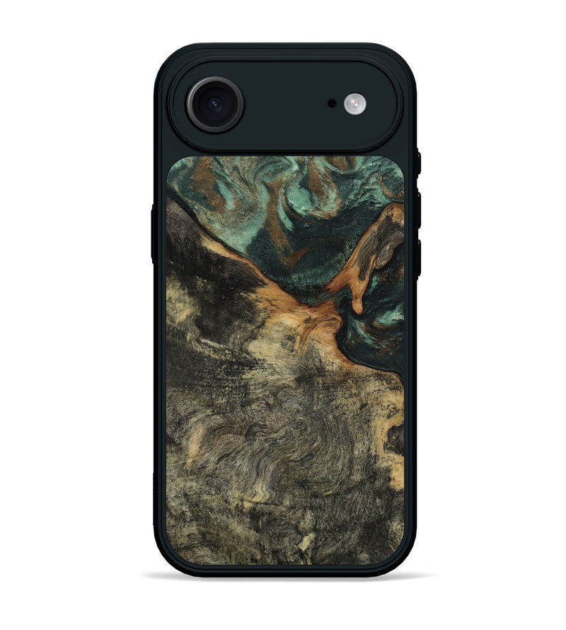 iPhone 17 Air Wood Phone Case - Natalie (Green, 802078)