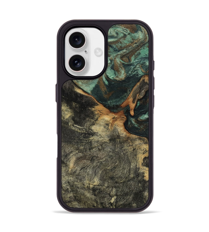 iPhone 17 Wood Phone Case - Natalie (Green, 802078)
