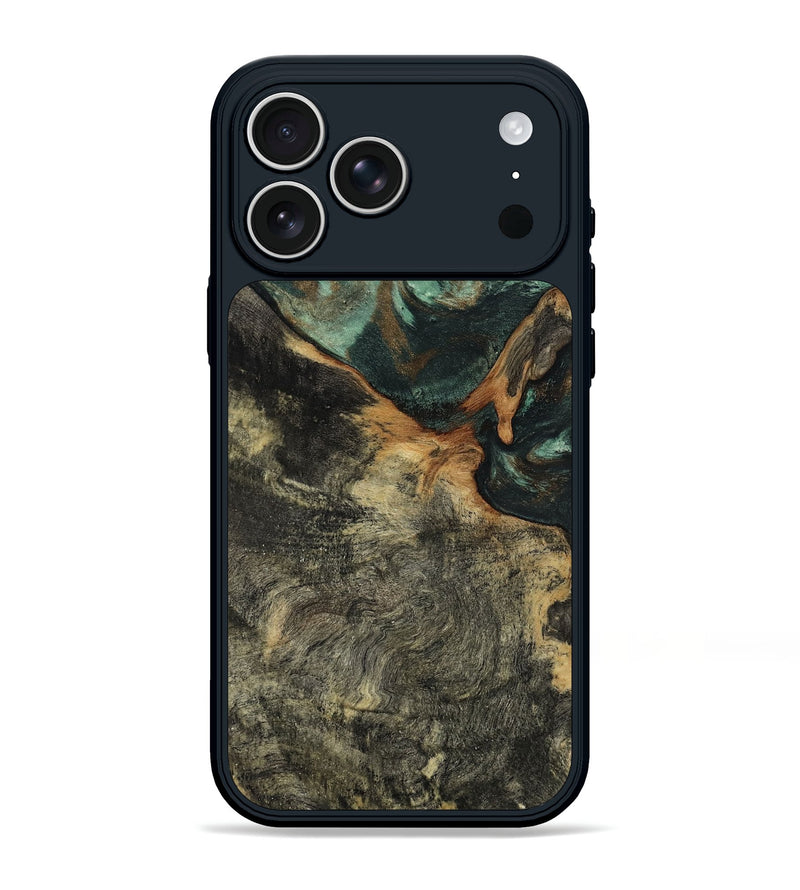 iPhone 17 Pro Max Wood Phone Case - Natalie (Green, 802078)