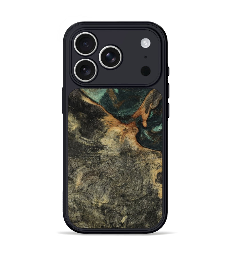 iPhone 17 Pro Wood Phone Case - Natalie (Green, 802078)