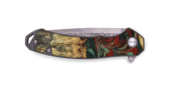 EDC Wood Pocket Knife - Oaklynn (Green, 802079)
