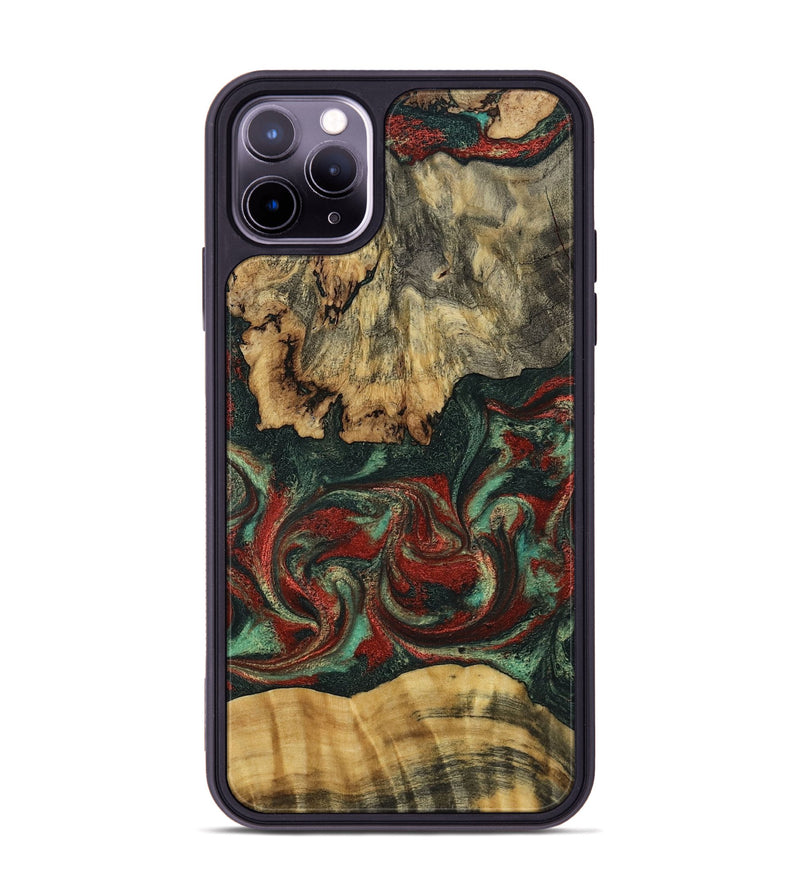 iPhone 11 Pro Max Wood Phone Case - Oaklynn (Green, 802079)