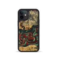 iPhone 12 mini Wood Phone Case - Oaklynn (Green, 802079)