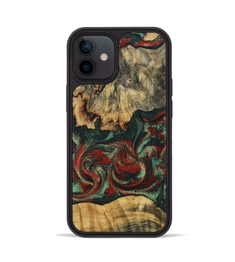 iPhone 12 Wood Phone Case - Oaklynn (Green, 802079)