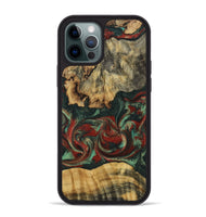 iPhone 12 Pro Max Wood Phone Case - Oaklynn (Green, 802079)