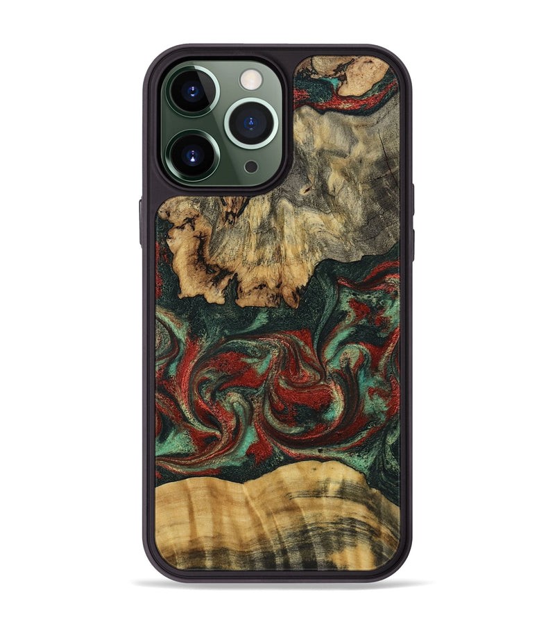 iPhone 13 Pro Max Wood Phone Case - Oaklynn (Green, 802079)