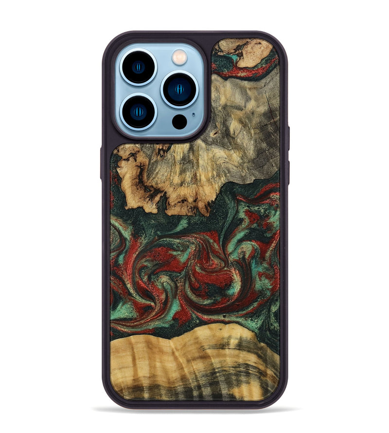 iPhone 14 Pro Max Wood Phone Case - Oaklynn (Green, 802079)