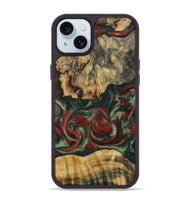iPhone 15 Plus Wood Phone Case - Oaklynn (Green, 802079)