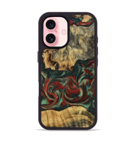 iPhone 16 Wood Phone Case - Oaklynn (Green, 802079)
