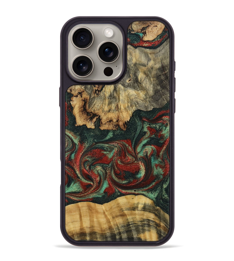 iPhone 16 Pro Max Wood Phone Case - Oaklynn (Green, 802079)