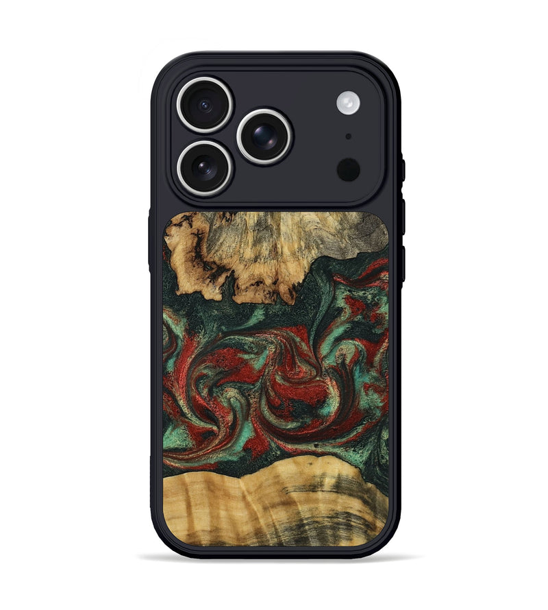 iPhone 17 Pro Wood Phone Case - Oaklynn (Green, 802079)