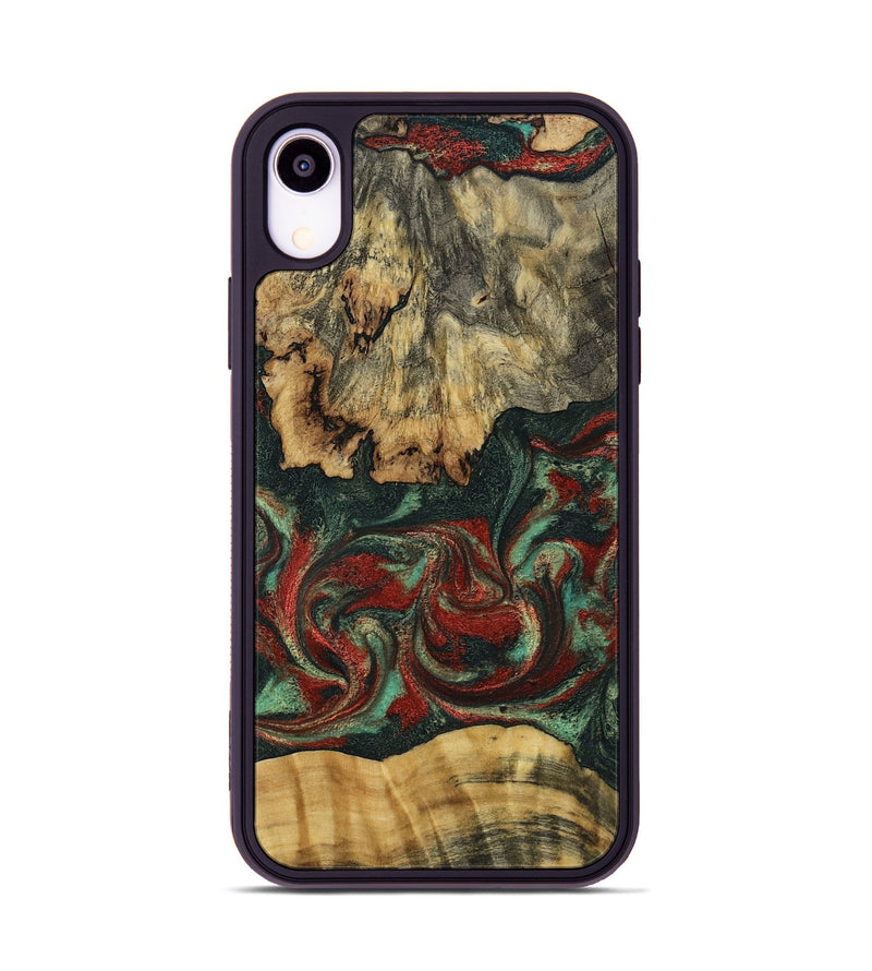 iPhone Xr Wood Phone Case - Oaklynn (Green, 802079)
