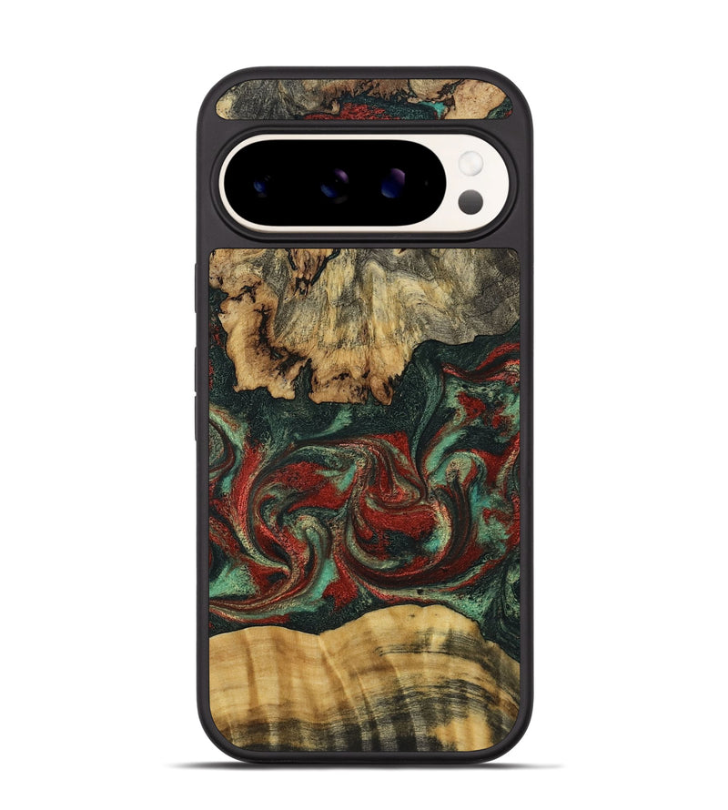 Pixel 9 Pro Wood Phone Case - Oaklynn (Green, 802079)