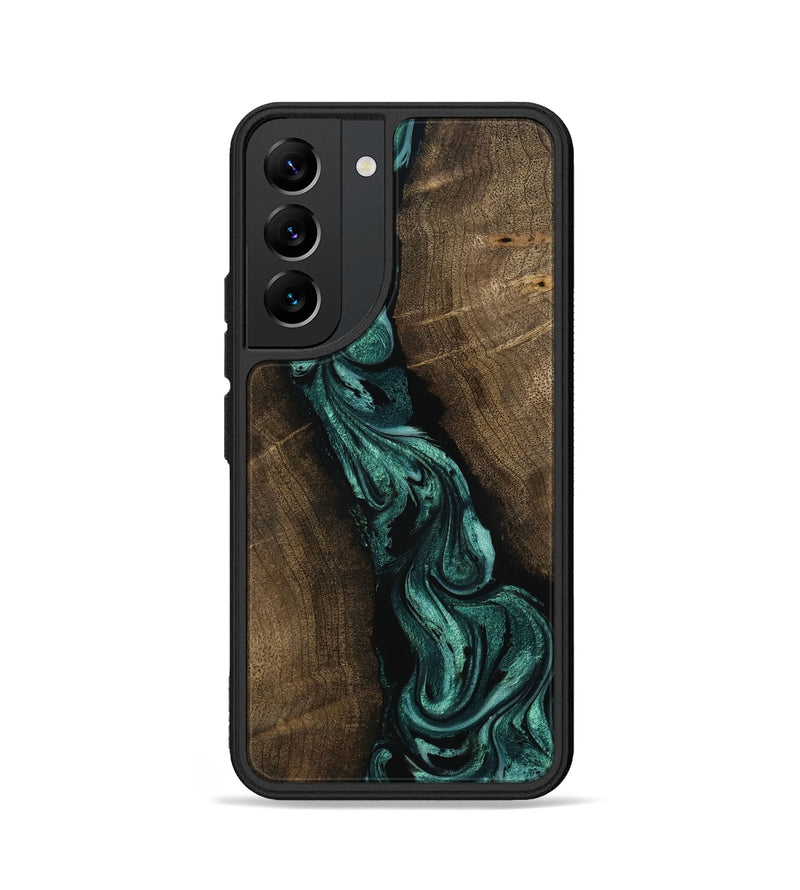 Galaxy S22 Wood Phone Case - Bernice (Green, 802080)
