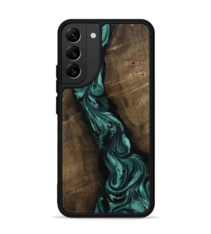 Galaxy S22 Plus Wood Phone Case - Bernice (Green, 802080)