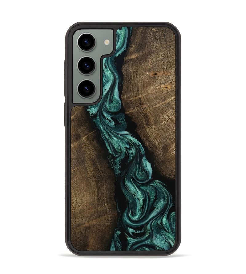 Galaxy S23 Plus Wood Phone Case - Bernice (Green, 802080)