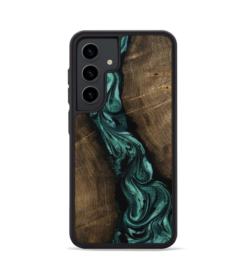 Galaxy S24 Wood Phone Case - Bernice (Green, 802080)