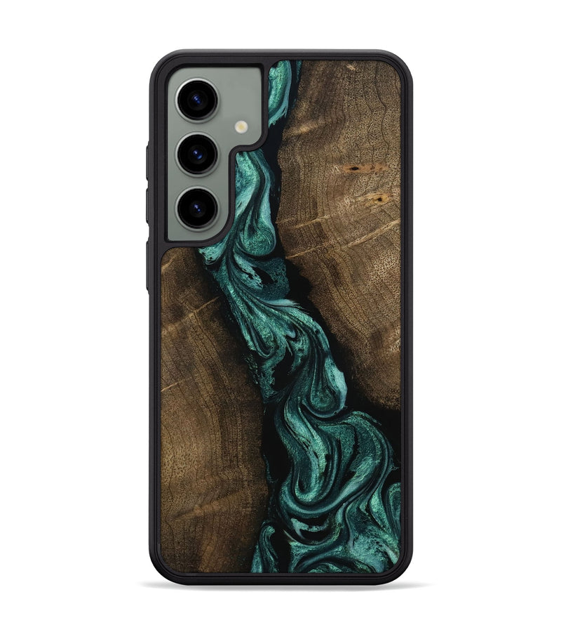 Galaxy S24 Plus Wood Phone Case - Bernice (Green, 802080)