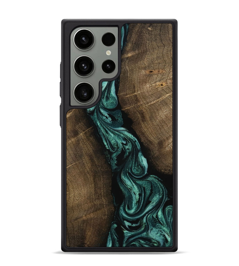 Galaxy S24 Ultra Wood Phone Case - Bernice (Green, 802080)