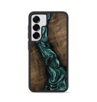 Galaxy S25 Wood Phone Case - Bernice (Green, 802080)