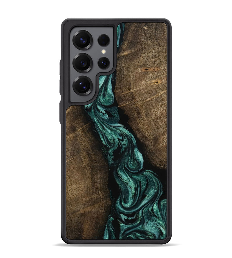 Galaxy S25 Ultra Wood Phone Case - Bernice (Green, 802080)