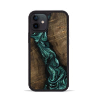 iPhone 12 Wood Phone Case - Bernice (Green, 802080)
