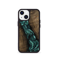 iPhone 13 mini Wood Phone Case - Bernice (Green, 802080)