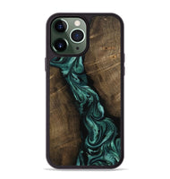 iPhone 13 Pro Max Wood Phone Case - Bernice (Green, 802080)