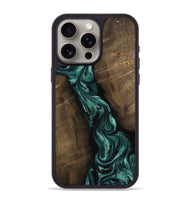 iPhone 15 Pro Max Wood Phone Case - Bernice (Green, 802080)