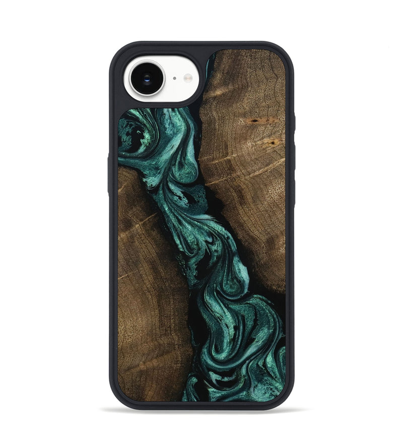 iPhone 16e Wood Phone Case - Bernice (Green, 802080)