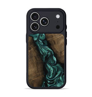 iPhone 17 Pro Wood Phone Case - Bernice (Green, 802080)