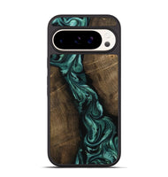 Pixel 9 Wood Phone Case - Bernice (Green, 802080)