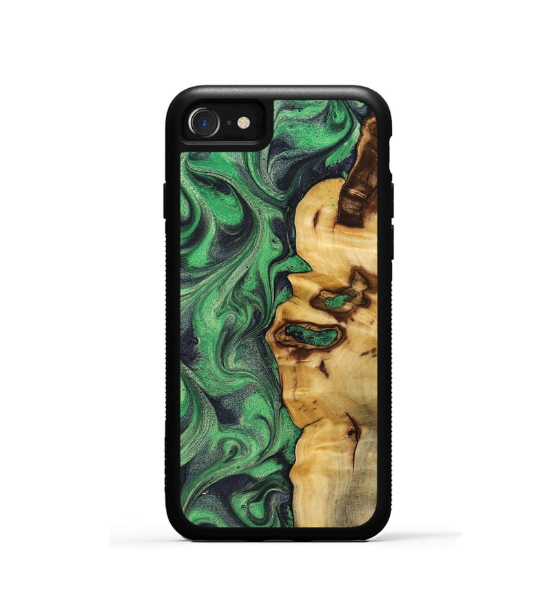 iPhone SE Wood Phone Case - Kevin (Green, 802081)