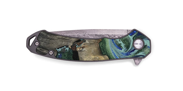 EDC Wood Pocket Knife - Lawanda (Green, 802082)