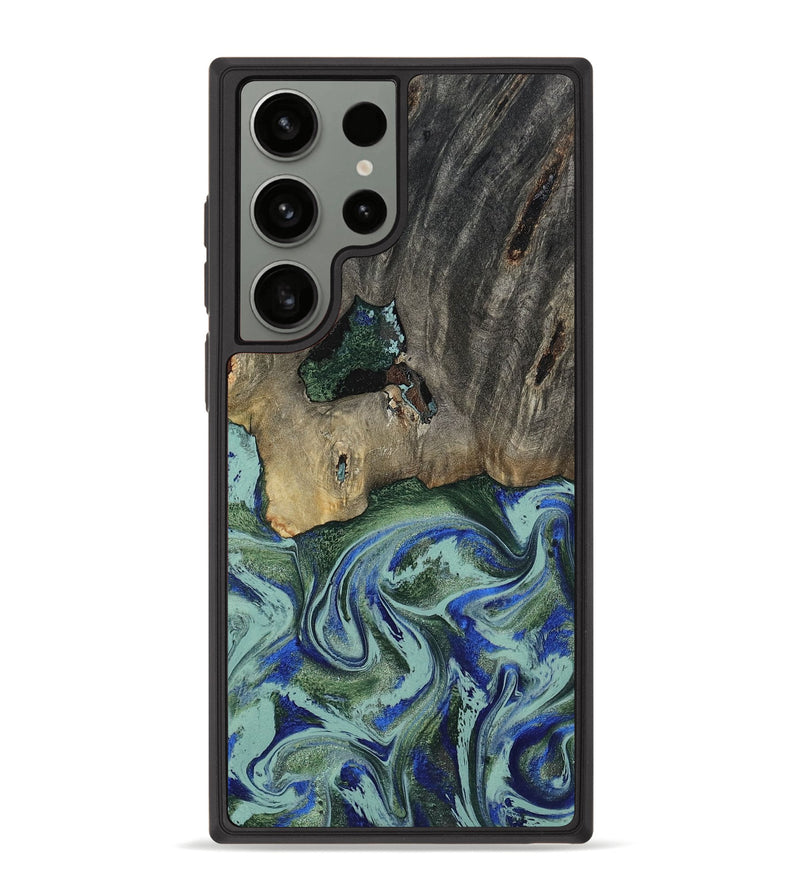 Galaxy S23 Ultra Wood Phone Case - Lawanda (Green, 802082)