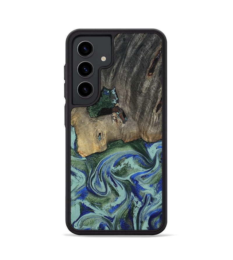 Galaxy S24 Wood Phone Case - Lawanda (Green, 802082)