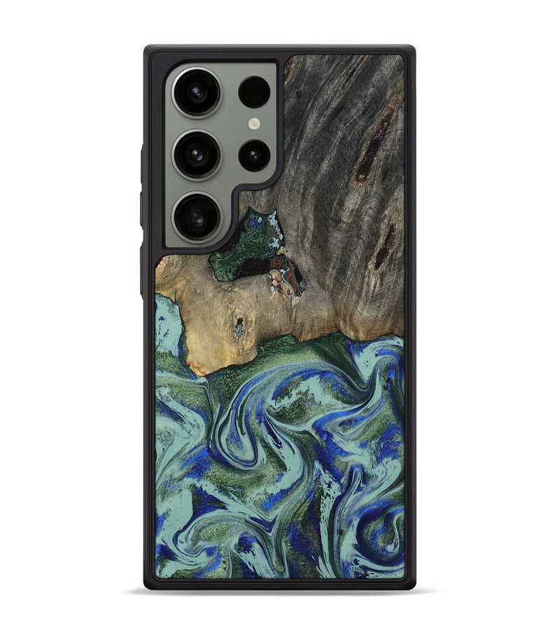 Galaxy S24 Ultra Wood Phone Case - Lawanda (Green, 802082)