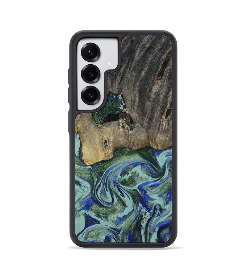 Galaxy S25 Wood Phone Case - Lawanda (Green, 802082)