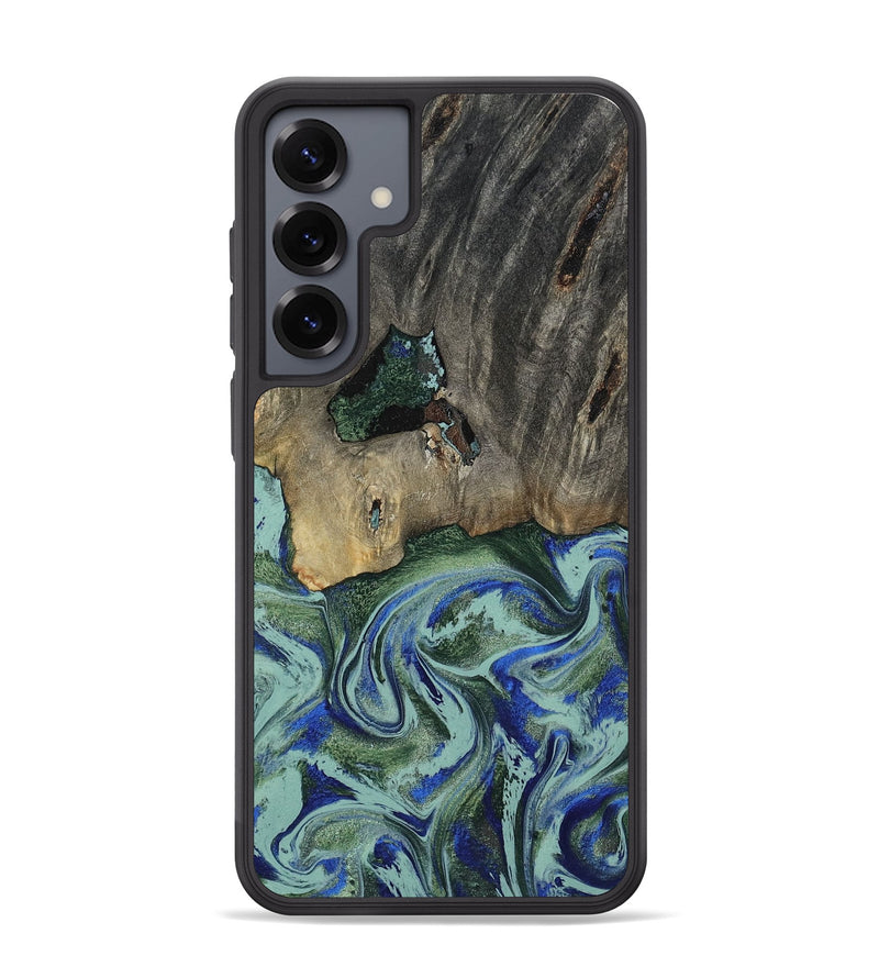 Galaxy S25 Plus Wood Phone Case - Lawanda (Green, 802082)