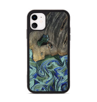 iPhone 11 Wood Phone Case - Lawanda (Green, 802082)